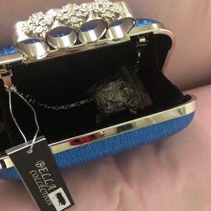 Clutch with Rhinestones
